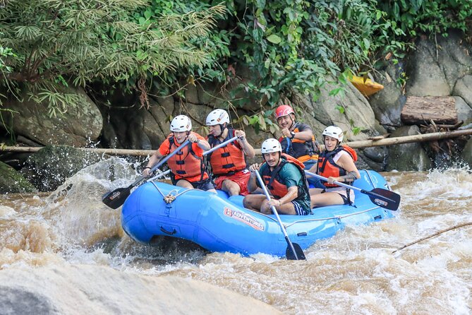 10km Rafting with 8Adventures from Chiang Mai Include Pickup & Lunch - The calmer return toward 8Adventures camp