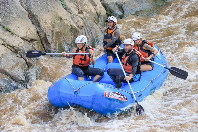 10km Rafting with 8Adventures from Chiang Mai Include Pickup & Lunch - Thai lunch with a view