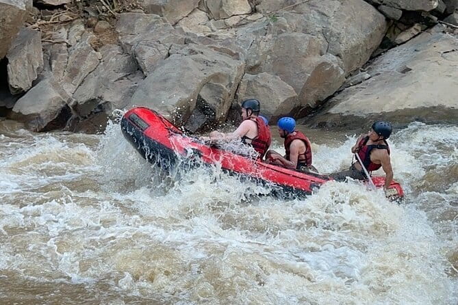 2-3 hrs. ATV Mae Wang Adventure, Feeding, Rafting &Waterfall Tour - Waterfall, local communities, and elephant feeding