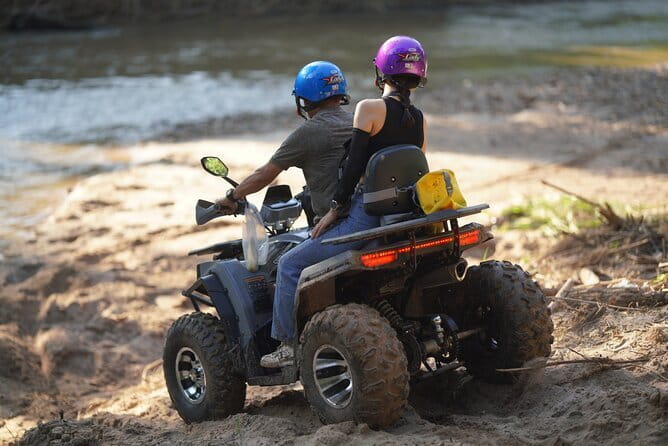 2-3 hrs. ATV Mae Wang Adventure, Feeding, Rafting &Waterfall Tour - The ATV route through forest, farms, and streams