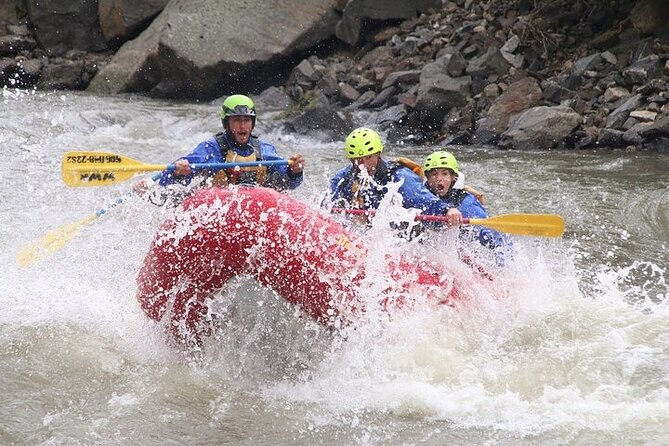 2 Hour Rafting on the Yellowstone River - Paddling through Class II and III rapids