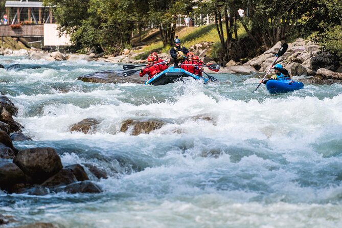 2 hours Rafting on Noce River in val di Sole - Guides, communication, and the group mood