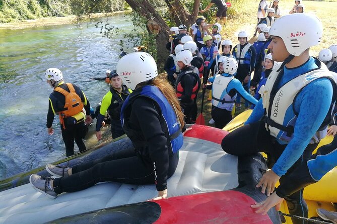 3 Hours of Super Rafting in Cassino - Getting suited up for the cold Gari River