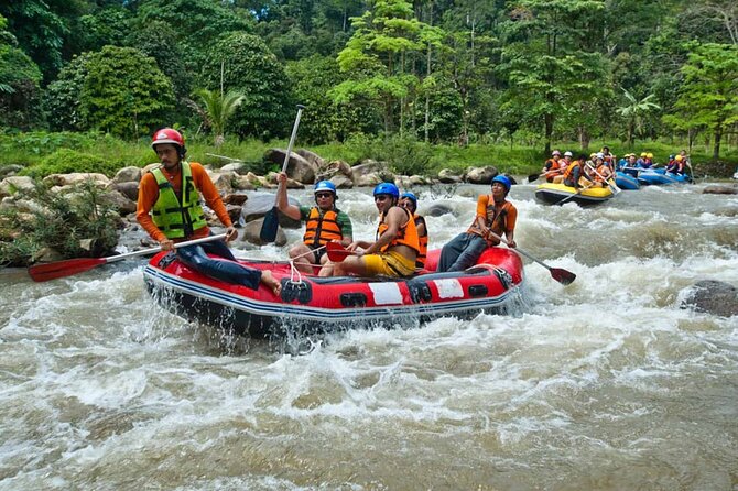 5 km Rafting, ATV & Zipline Tour From Krabi - A quick zipline session with little spare time