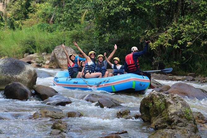 5km Rafting, ATV & Flying Fox Adventure Trip - The flying fox is short but easy to fit in