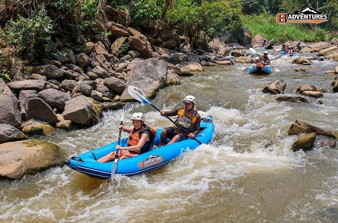 8KM White Water Rafting and 3HRS Jungle Trekking Adventure - Lunch at camp, with useful food choices