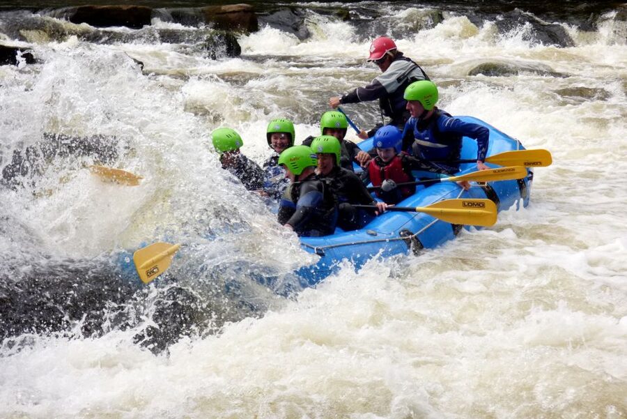 Aberfeldy: Rafting on the River Tay - Starting beside Aberfeldy caravan park