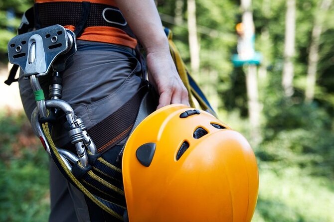 Adrenaline Pack (Zipline + Rafting) - Fruit, water, and the transfer to the river