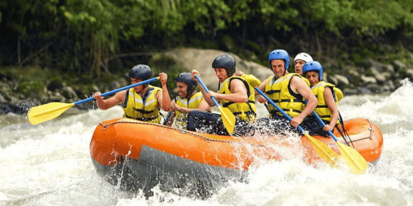Adventure and Lunch: All-Inclusive Whitewater Rafting - What the Kelani River rafting feels like
