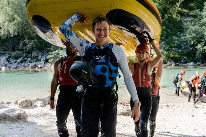 Adventure Rafting on Soca River in Bovec With Photos - Paddling the Soča for about 1.5 hours