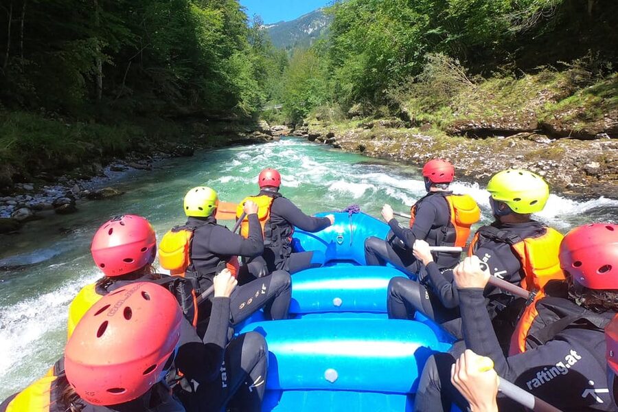Adventurous rafting tour on the Salza - pure whitewater action! - Reaching the takeout and returning to base