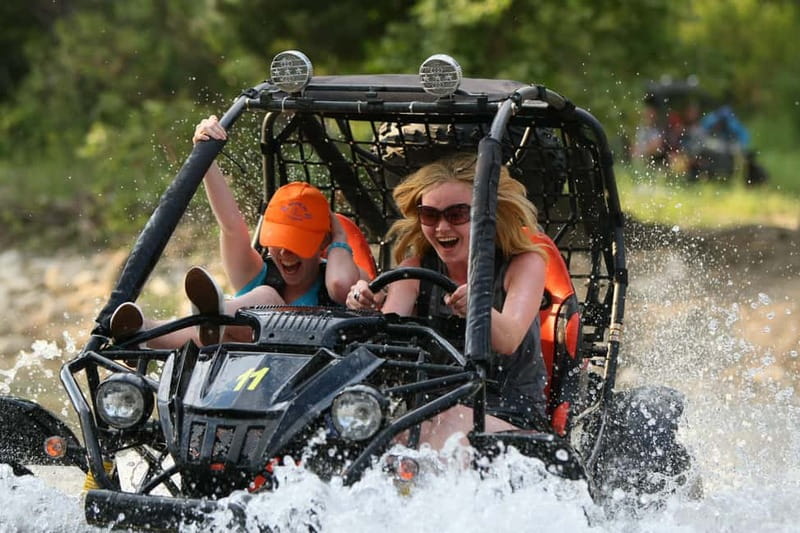 Alanya /Antalya /Side Rafting and Buggy, Quad Option Zipline - Key points at a glance
