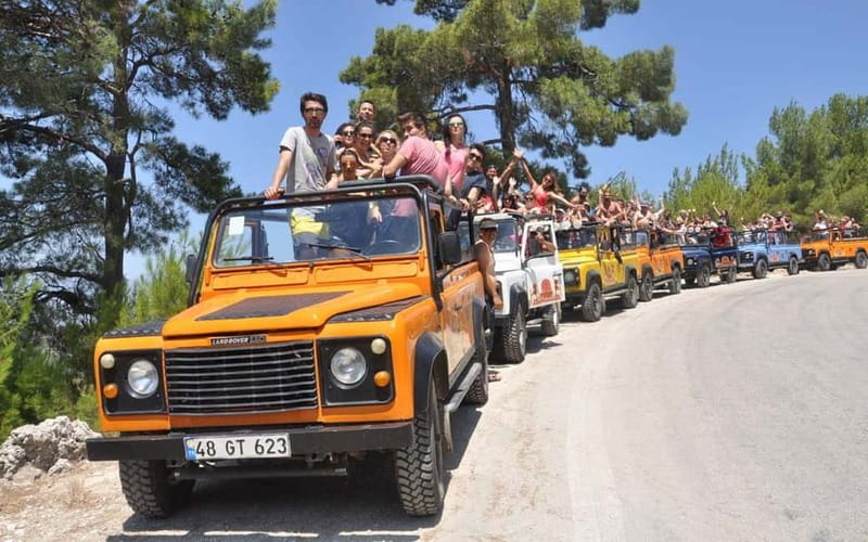 Alanya:Buggy or Quad, Rafting, Jeep, Zipline Tour With Lunch - Quad bike or buggy ride on rough ground