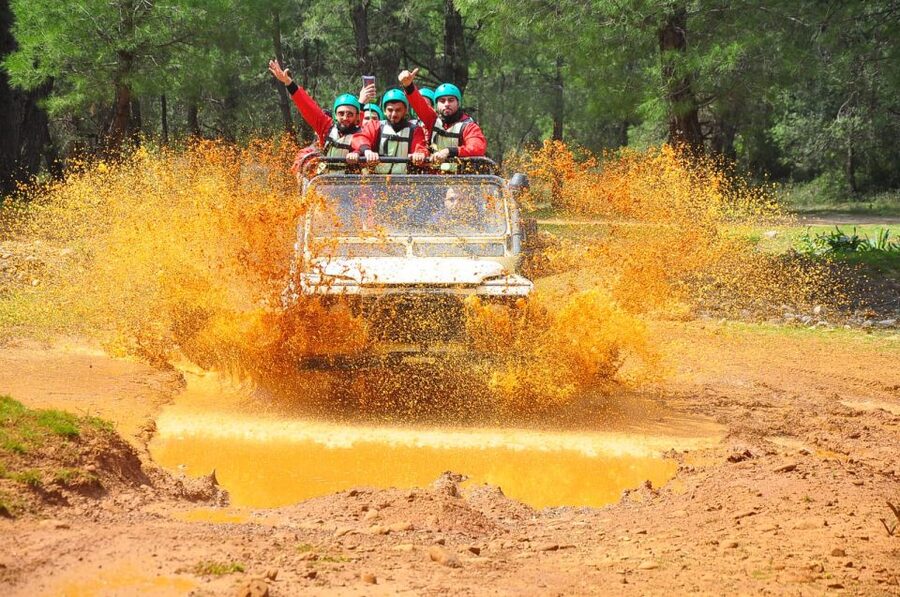 Alanya: Rafting, Zipline, Quad, Buggy, Jeep Tour with Lunch - The transfer from Alanya is part of the day