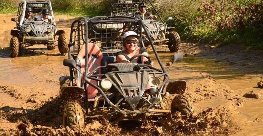 Alanya/Side: Rafting, Zipline & Quad in Canyon with Lunch - Quad and buggy rides through the forest