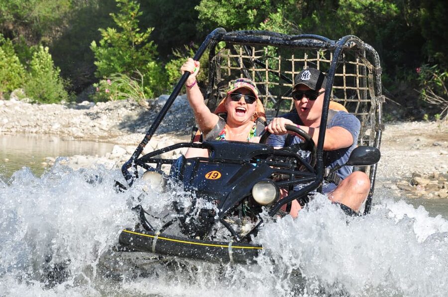 Alanya: Super Combo Quad, Buggy, Rafting & Zipline w/Lunch - Two hours of rafting with a lively crew