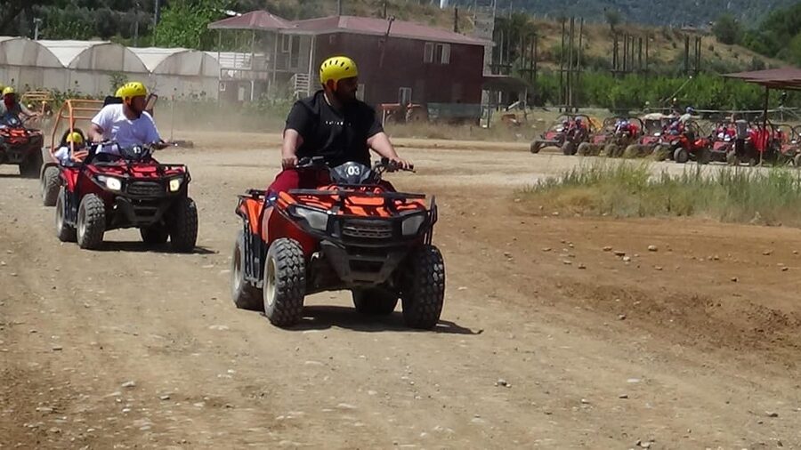 Antalya, Belek, Side: Rafting, Buggy, Zipline, Canyoning - The zipline finish above the canyon area