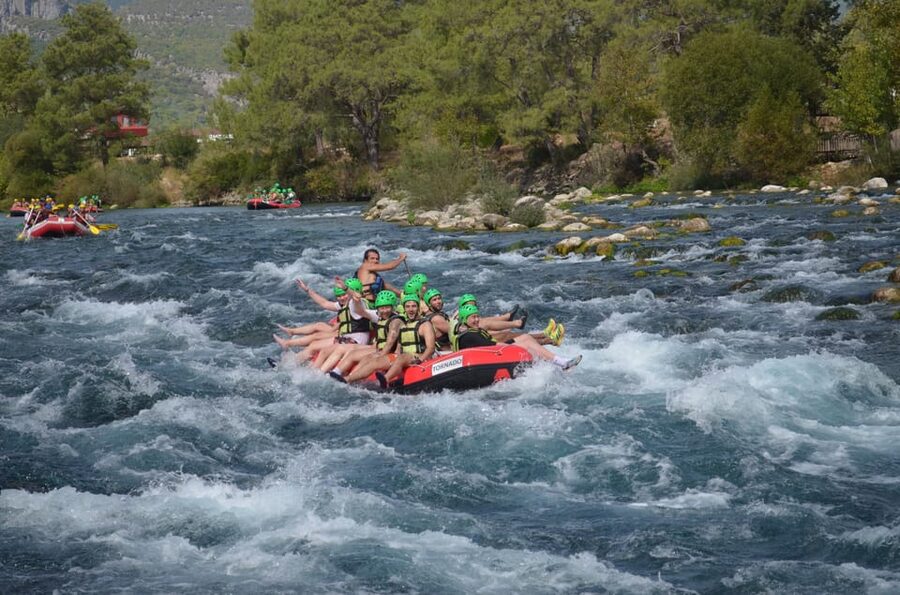 Antalya: Canyoning, Rafting, Quad, Jeep & Zipline with Lunch - The canyoning route: scrambling, slides, and cold pools