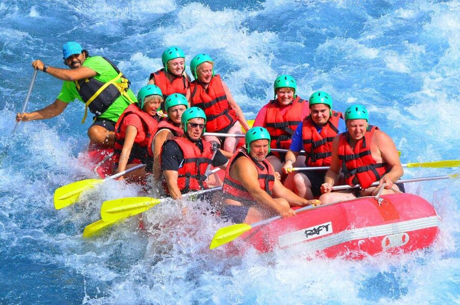 Antalya:Rafting,Jeep&Buggy Safari,Zipline,Lunch wCanyonVisit - Preparing for 14 kilometers of Köprüçay rafting