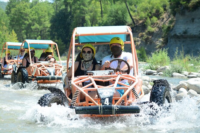 Antalya: Rafting, Jeep Safari, Buggy & Zipline 4-in-1 Combo Tour - Reaching Köprülü Canyon from Side