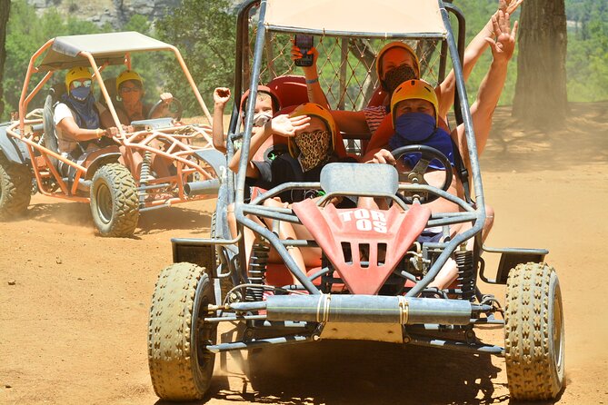 Antalya: Rafting, Jeep Safari, Buggy & Zipline 4-in-1 Combo Tour - A quick zipline over the canyon