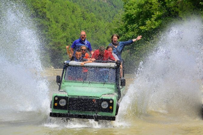 Antalya: Rafting, Jeep Safari, Buggy & Zipline 4-in-1 Combo Tour - Buggy safari on dusty and muddy tracks
