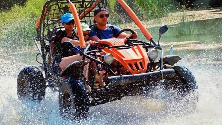 Antalya: Rafting with Lunch and Zipline/ATV or Jeep Option - A short zipline with a big view
