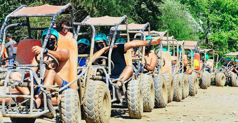 Antalya: Ziplining, Rafting, Jeep Tour & Quad Safari w/Lunch - Key points at a glance