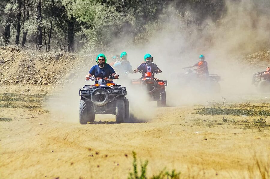 Antalya: Ziplining, Rafting, Jeep Tour & Quad Safari w/Lunch - Jeep, buggy, and quad routes