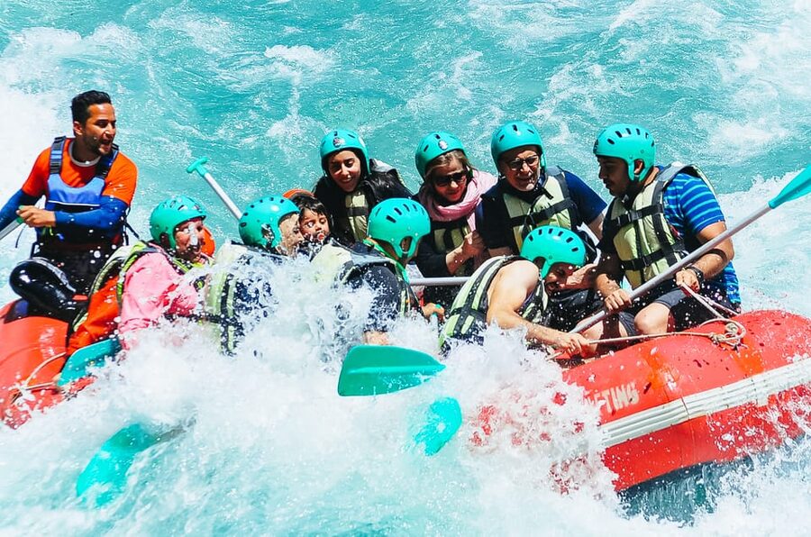 Antalya: Ziplining, Rafting, Jeep Tour & Quad Safari w/Lunch - Lunch beside the river