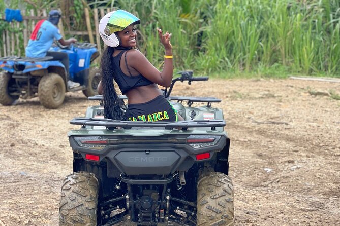 ATV and Bamboo Rafting With limestone foot massage and transport - The ATV ride brings the action
