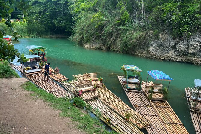 ATV, Bamboo Rafting, Horseback Ride Guided Tour from Montego Bay - A Jamaican lunch stop at Scotchies Drax Hall