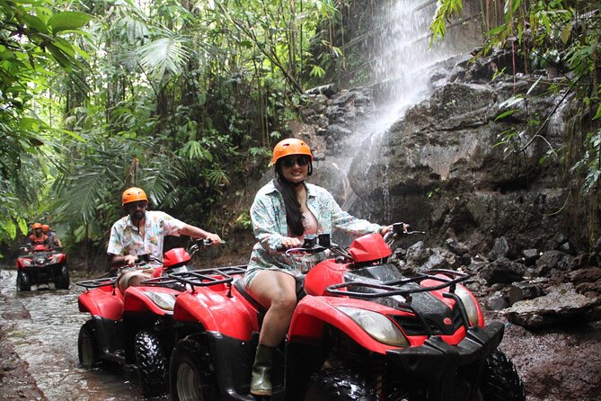 ATV Quad Bike and Rafting with Private Transfer, Lunch - The ATV route through fields, mud, and jungle