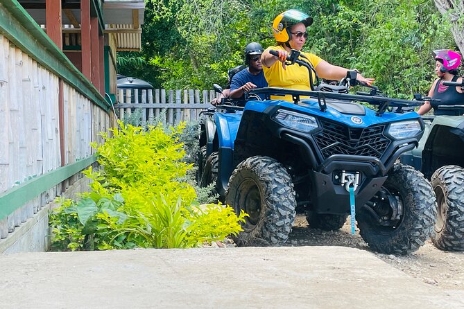 ATV Tour, Limestone Bamboo Rafting and Transportation - Lethe River Rafting with Bones or C4