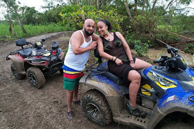 ATV/ Zipline/Horseback/Rafting /Rick's Cafe From Montego Bay - Getting comfortable on the ATV before the trail