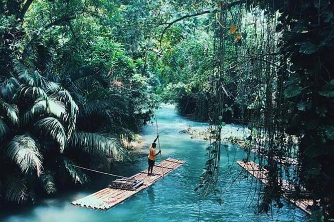 Authentic Jamaican Bamboo Rafting Tour from Falmouth - Three miles along the Martha Brae