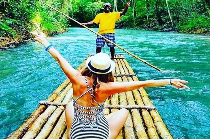 Authentic Jamaican Bamboo Rafting Tour from Falmouth - Rapids, rum punch, and a swim