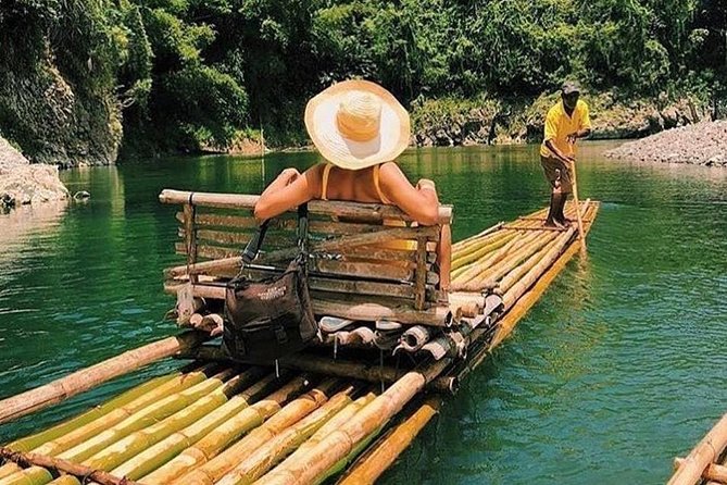 Authentic Jamaican Bamboo Rafting Tour from Falmouth - A 30-foot raft for two