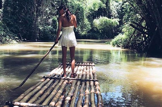 Authentic Jamaican Bamboo Rafting Tour from Montego Bay - Swimming and shore time on the Martha Brae
