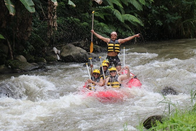 Ayung River Rafting Adventure with Lunch - Free Transfer - Safety gear and a guide who leads the river trip