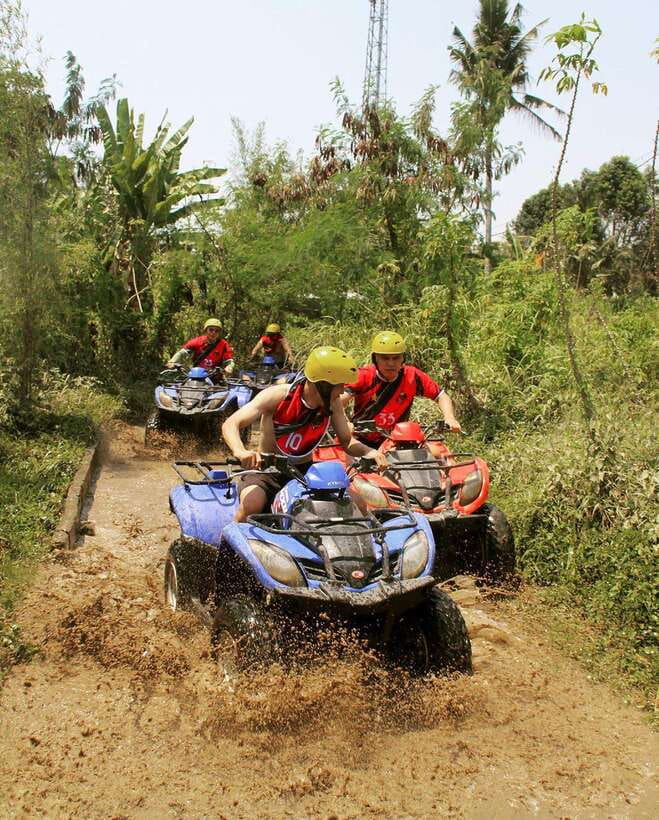 Bali Adventure Unlimited: Rafting, ATV, and Delicious Lunch - Simple preparation for a wet, muddy day