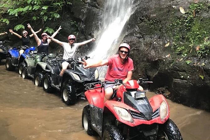 Bali ATV Quad Bike Through Tunnel, Waterfall, White Water Rafting - Solo ATV or tandem ATV?