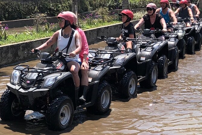 Bali ATV Quad Bike Through Tunnel, Waterfall, White Water Rafting - Who will enjoy this most?