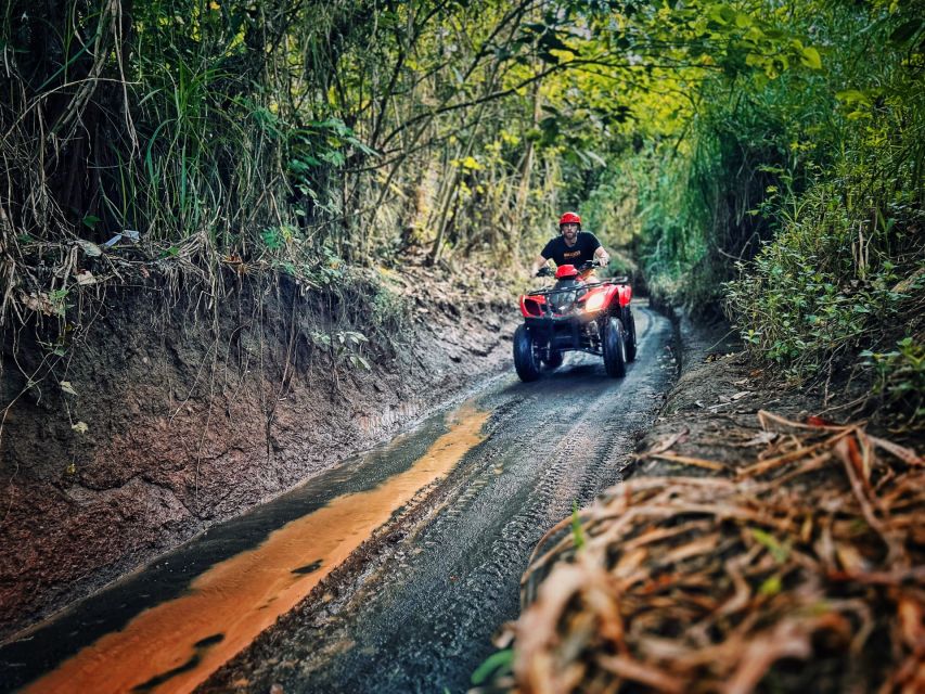 Bali: ATV Quad Bike & White Water Rafting Adventure - Rafting the Ayung River past gorges and waterfalls