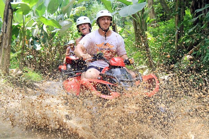 Bali : ATV ride adventure and water rafting experience - Rice fields, jungle, rivers, and village paths