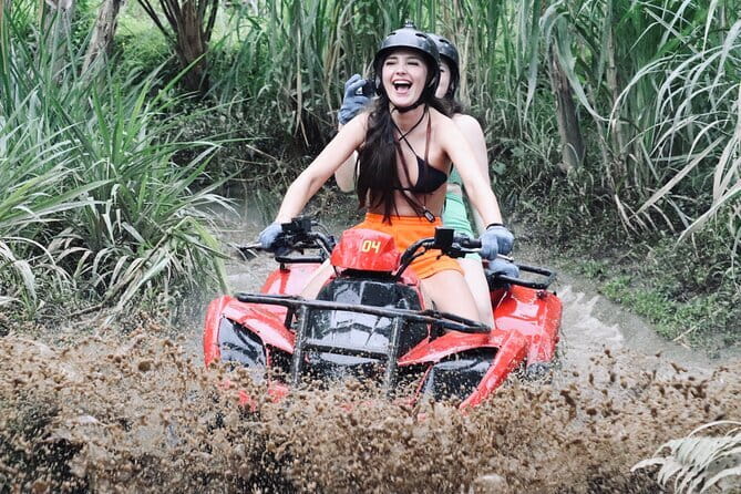 Bali Ayung River Rafting And Bali Quad Bike Packages - Quad biking through the countryside near Ubud