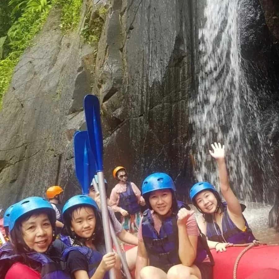 Bali: Ayung River Rafting with Gourmet Lunch - The walk down to the Ayung River