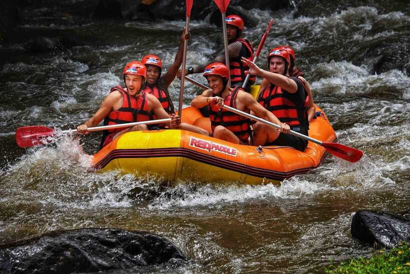 Bali: Ayung River White Water Rafting Adventure - Lunch at a Balinese wantilan
