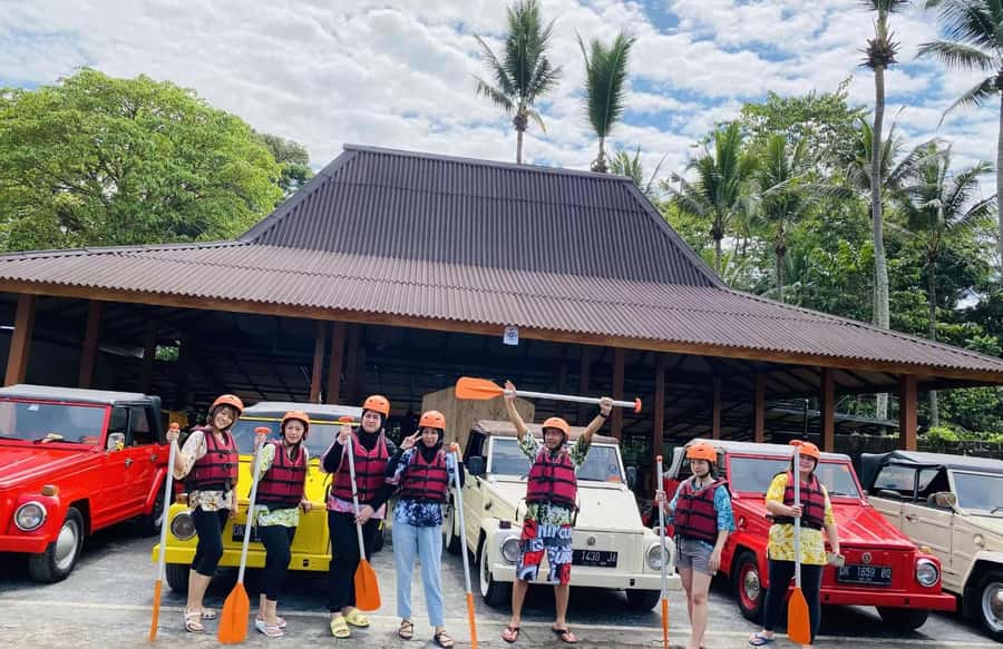 Bali: Ayung River White Water Rafting with Buffet Lunch - Leaving your hotel for the river