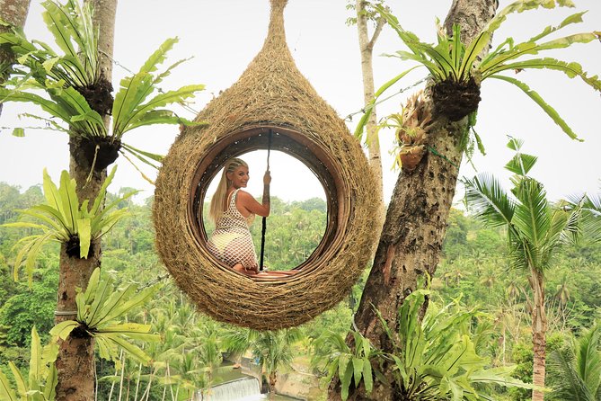 Bali Jungle Swing and White Water Rafting All Inclusive - Swing Heaven brings the photo stop first
